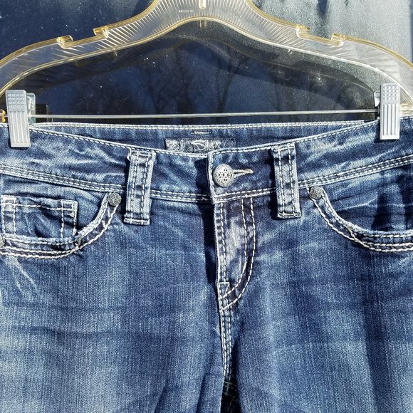 Silver Suki Straight Leg Stretch Jeans - 29/32 - Picture 6 of 15